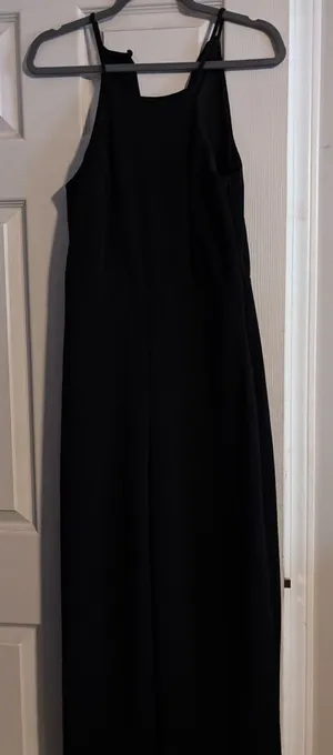 LuLu’s Classic Black High-Neck Jumpsuit thumbnail 1
