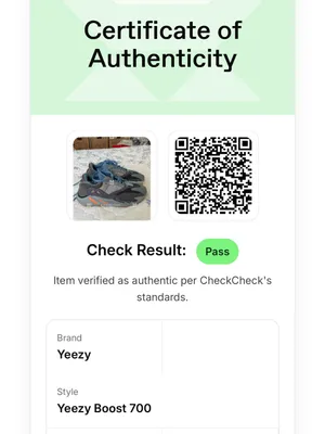 adidas Yeezy Boost 700 Carbon Blue Men’s Size 6.5 Women’s Size 8 thumbnail 7