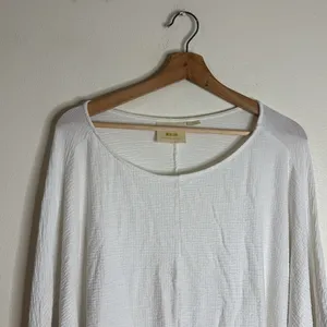 Maeve by Anthropologie Women's Claire Pullover Bell Sleeves Blouse White XL thumbnail 2