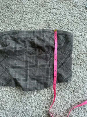 Free People NEW Out West Plaid Corset Top thumbnail 5