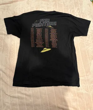 Foo Fighters 2015 Tour Shirt Black Size M thumbnail 2