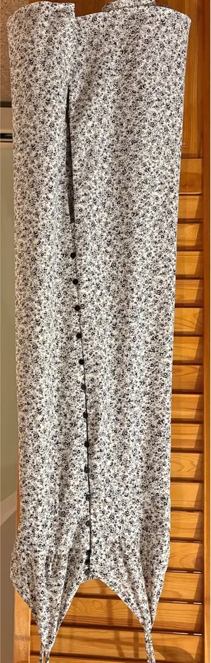Floral Button Down Midi ZARA Dress thumbnail 1