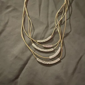 Lia Sophia Gold and Silver Layered Necklace thumbnail 2
