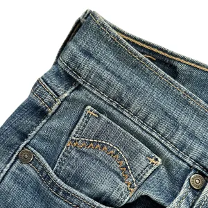 Levi's 505 Straight Leg Jeans Women’s Size 6 Short Blue Raw Hem thumbnail 6