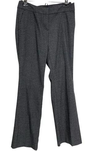 Ann Taylor Grey Wide Leg Dress Pants Trousers Womens 0P High Rise Slacks thumbnail 1