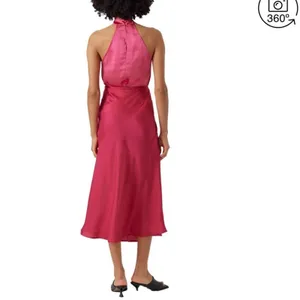 Vero Moda Pink Heart Oli 7/8 High Waist Long Slip Skirt size Medium thumbnail 3