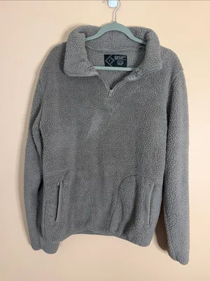 BSP Women’s Light Gray Sherpa Quarter thumbnail 1
