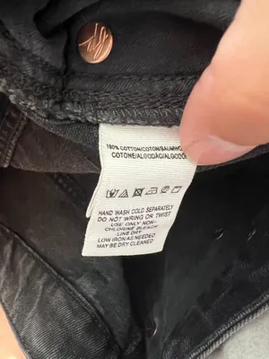 We the Free black denim skirt size 27 thumbnail 10
