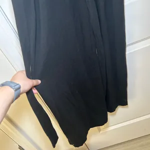 HATCH Jumpsuit Black Maternity Long Sleeve Wrap Neck Wide Leg Size 2 lounge cozy thumbnail 3