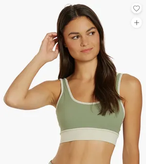 Cream yoga green short active set small thumbnail 1