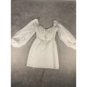 sabo skirt luxe corset vida dress Linen Cotton Xs White thumbnail 4