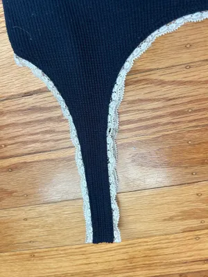 Hollister Top Tank Lace Navy Blue thumbnail 2