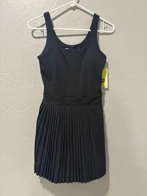 All In Motion Black Pleated Dress thumbnail 2