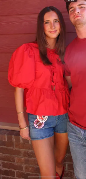 Fancy D Boutique Top Red thumbnail 1