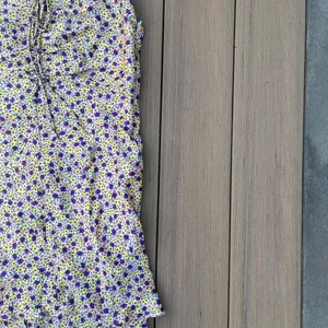 NWT Zara Yellow‎ Floral Draped Satin Effect Mini Dress thumbnail 7