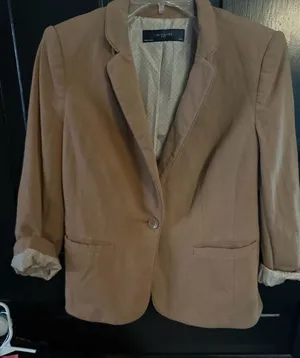 The Limited Women's Camel Tan Single-Button Blazer thumbnail 1