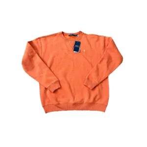 Ralph Lauren Polo Fleece Crewneck sweatshirt pants sweatsuit Orange S/XS New thumbnail 6