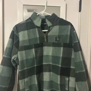 Volcom Green and Black Fleece Pullover thumbnail 1