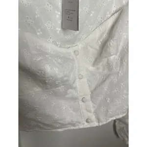 NWT! Cider Med White Long Sleeve‎ Corset Top Vtg style Cottagecore Whimsy thumbnail 4
