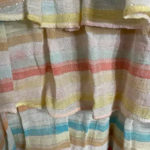Lovers + Friends Tiered Ruffle Striped Mini Dress thumbnail 9