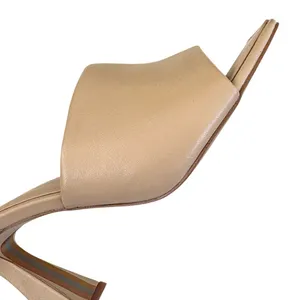 EUC Sam Edelman Leather Carmen Square Toe Flared Heel Sandals Size 9.5 thumbnail 5