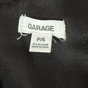 Garage Rhinestone-Strap Scarf Tank Top Black Handkerchief Crop Top Size Small thumbnail 8
