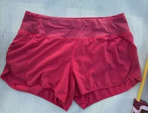 Lululemon Athletica Womens size 12 pink Athletic Shorts thumbnail 1