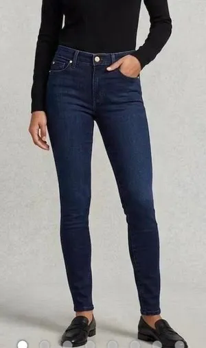 7 for all Mankind high waist skinny gwenevere jean 26 thumbnail 1