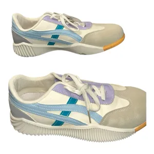 DF DE FLORANCE Cloudea™ women’s Sneakers Size 9.5 blue purple tan white thumbnail 4