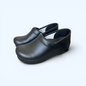 Dansko Professional Black Leather Clogs Womens EU 38 US 8 Comfort Shoes thumbnail 11