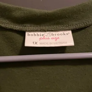 Olive Peplum top Size XL thumbnail 2