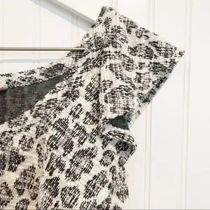Anthropologie Dolan Savannah Leopard Blouse Small Animal Print Boho Chic‎ Casual thumbnail 6