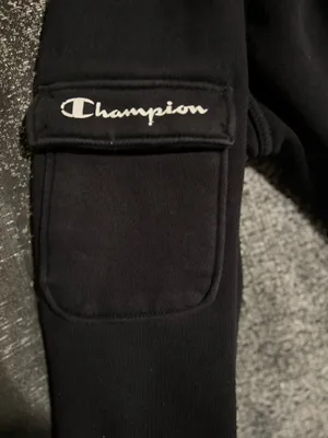 Womens large Champion Black Cropped Reverse Weave Zip Pullover thumbnail 8
