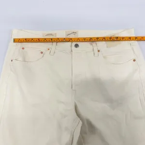 Universal Thread 90s Baggy Mid Rise Relaxed Jeans Cream Off White Size 16 Reg thumbnail 3