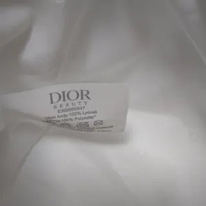 Dior White Makeup Cosmetic Trousse Pouch Bag Top Handle Clutch New No Tag thumbnail 10
