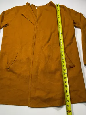 J. Crew 100% Cotton Pumpkin Open-Front Cardigan Coat thumbnail 3