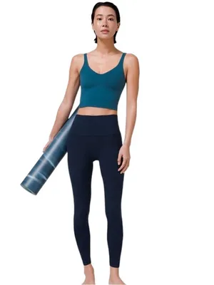 Lululemon Align Cropped Tank Blue Borealis Size 2 thumbnail 9