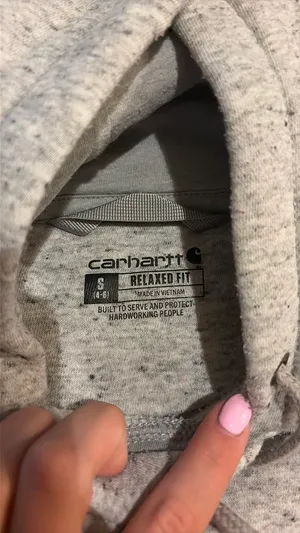 Grey Carhartt Hoodie thumbnail 2