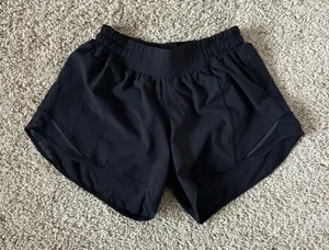 Black Lululemon hotty hot shorts  thumbnail 1