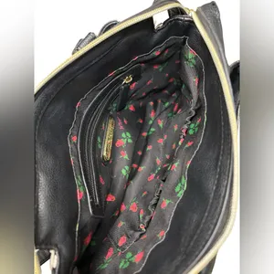 Whimsigoth Kitschy Glam Betsy Johnson Girly Grunge Awning Striped Y2K Crossbody thumbnail 5