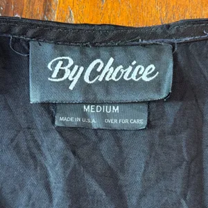 By Choice Vintage 90s Paisley Floral Button‎ Front Vest Black Purple Medium USA thumbnail 2