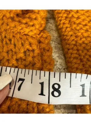 J. Crew Women's Cable Knit Crewneck Sweater — Mustard thumbnail 5