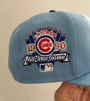 New Era Burdeens blue brims fnf 0.5 blastoise Pokémon Chicago cubs size 7 1/8 brand new thumbnail 4