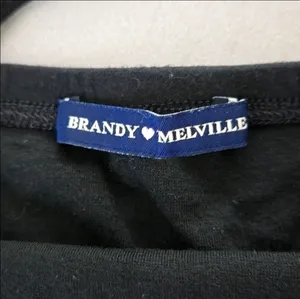 Brandy Melville Black Halter Neck Top thumbnail 4