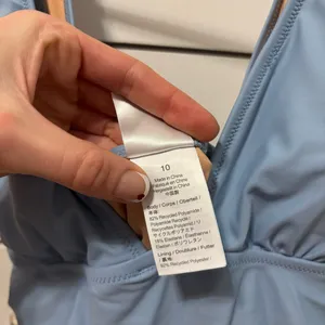 J Crew Blue One Piece Bathing Suit thumbnail 6