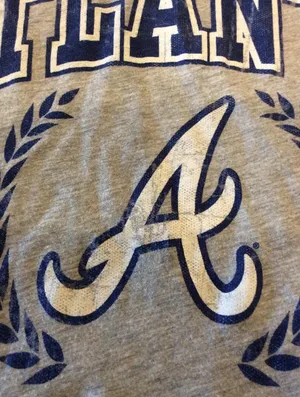 Atlanta Braves Baseball Shirt Womens M thumbnail 6