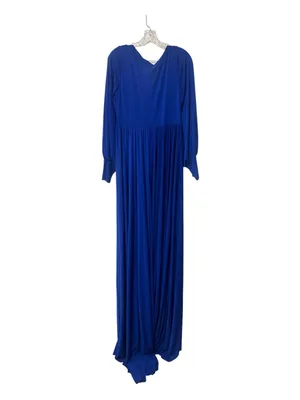 Maternity Photo Shoot Dress Sz Medium Blue thumbnail 3