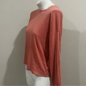 Hollister coral long sleeve top tshirt thumbnail 4