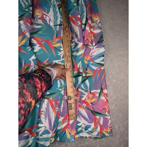 rachel roy vibrant tropical-print maxi skirt thumbnail 8