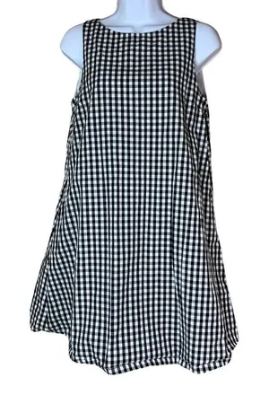 Vineyard Vines black Checkered dress‎ thumbnail 1
